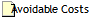 Avoidable Costs
